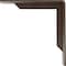 Ekena Millwork Stockport Steel Bracket, Hammered Brown 2"W x 10"D x 10"H BKTM02X10X10STHBR - alternate 7